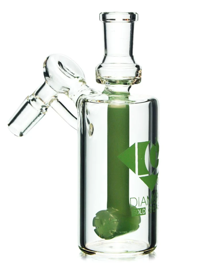 Diamond Glass ASHCATCHER- HAMMER PERC - DGA095-1445 Jade