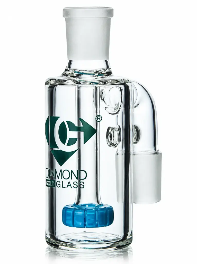 Diamond Glass ASHCATCHER- COLORED SHOWER - DGA442-1490 Blue