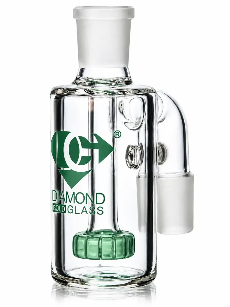 Diamond Glass ASHCATCHER- COLORED SHOWER - DGA442-1490 Jade