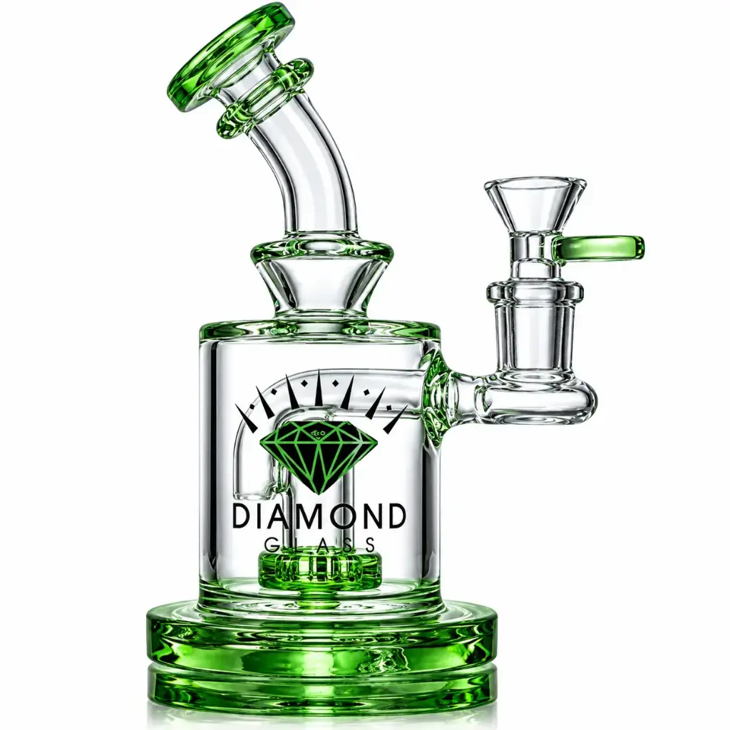 Diamond Glass RIG 6" TIRE PERC - DGR1081 Bright Green