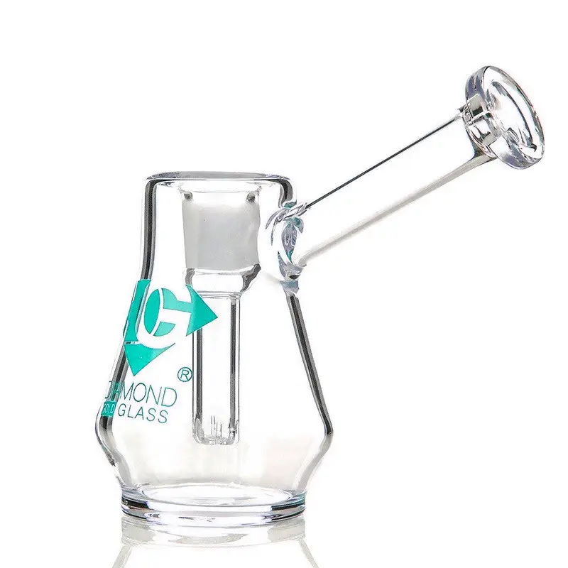 Diamond Glass RIG 4" STEM PERC - DGR1130 Teal