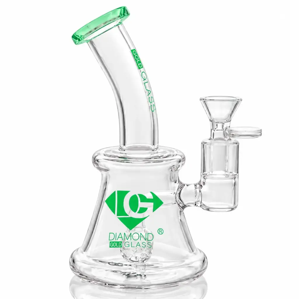 Diamond Glass 7" HAMMER PERC - DGR1147 Bright Green