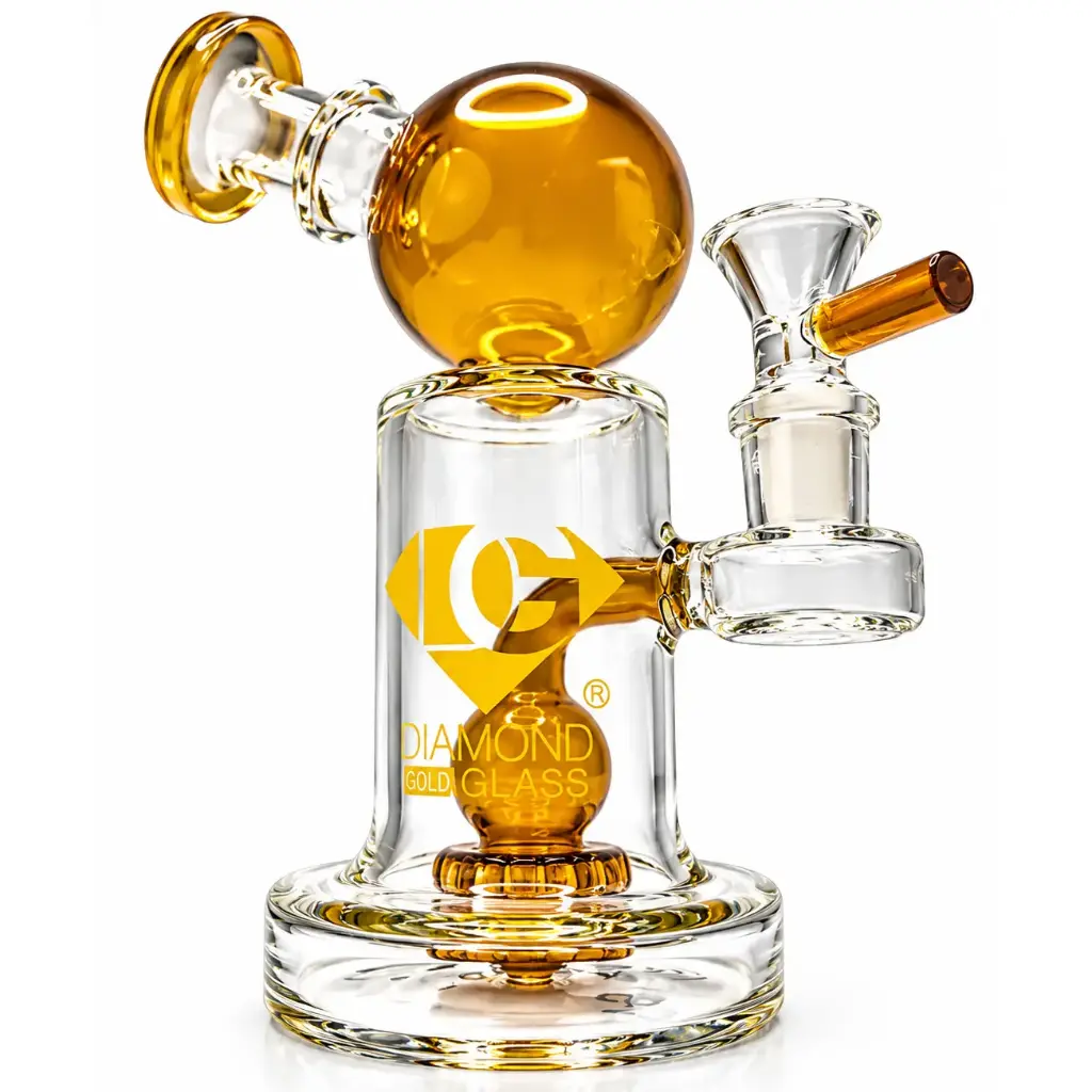 Diamond Glass THE DIAMOND SPHERE CHAMBER - DGR1170 Gold