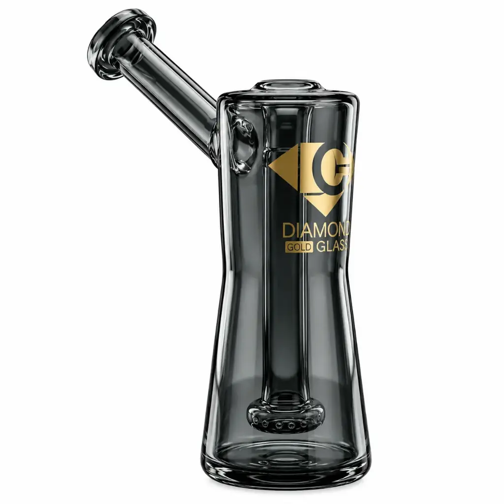 Diamond Glass 7" RIG WITH SHOWERHEAD PERC - DGR1210 Smoke
