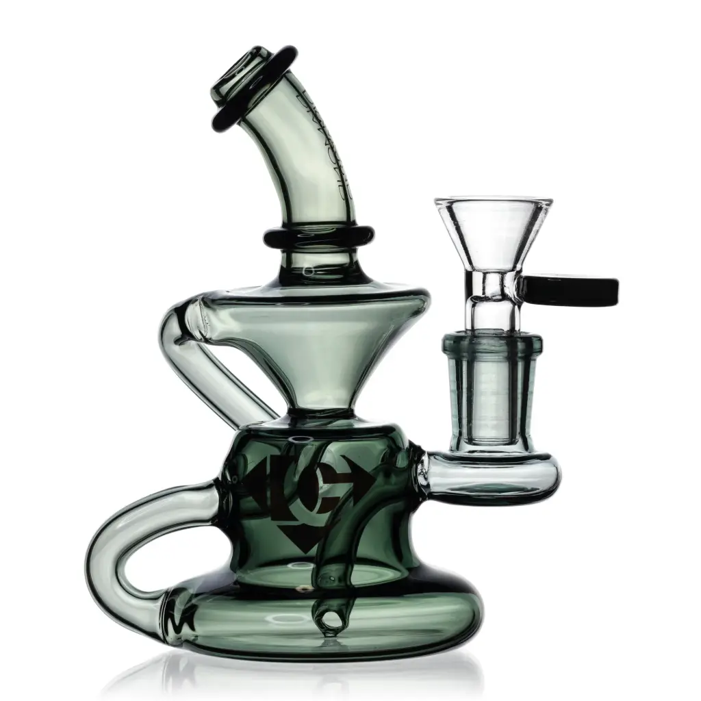 Diamond Glass 5" RIG-RECYCLER - DGR530 Smoke