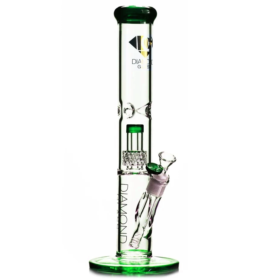 Diamond Glass 15" MATRIX SHOWERHEAD PERC - DGW614K Green