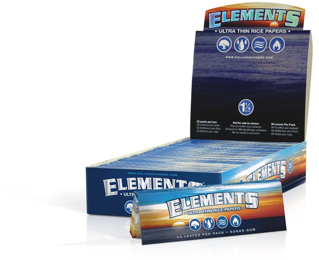 ELEMENTS Papers 11/4 Size 25ct