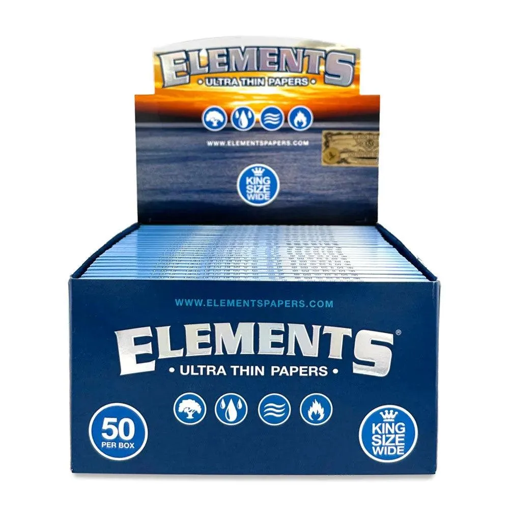 ELEMENTS Papers King Size Wide 50ct