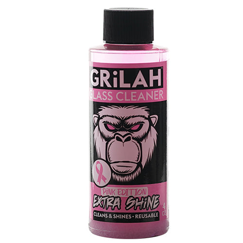 Grilah Glass Cleaner Pink Edition 99.99% Iso Alcohol Premium Grade 4oz