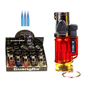 GuangDa Lighter Triple Torch 3.25" (25337)