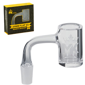 MK Glass Banger Quartz Flat v2