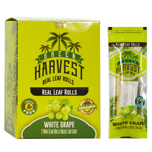 Green Harvest Wraps Leaf Mini Rolls 2-pack White Grape