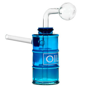 O.B. Water Pipe Oil Barrel 1531a 6.0" Blue