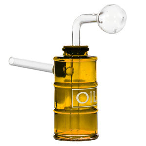 O.B. Water Pipe Oil Barrel 1531a 6.0" Brown