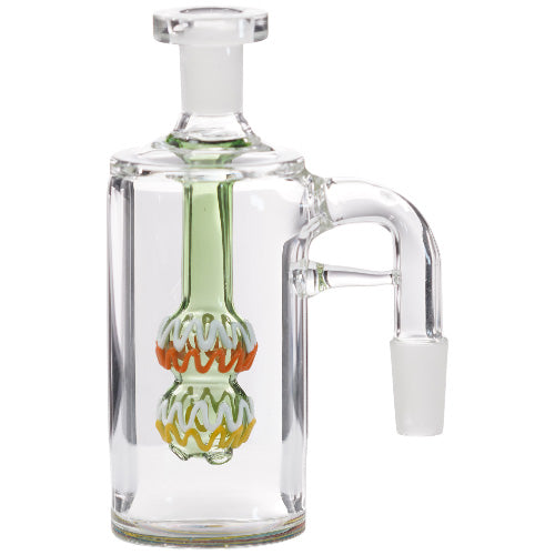 Ash Catcher 2 Ball 14mm 90 Degree Green