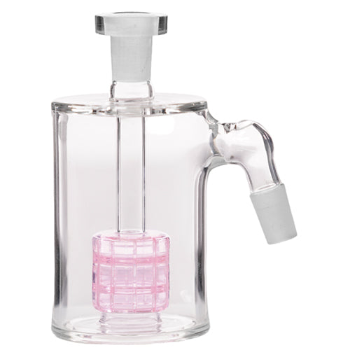 Ash Catcher With Gear 7695 14mm 5" 45 Degree Pink