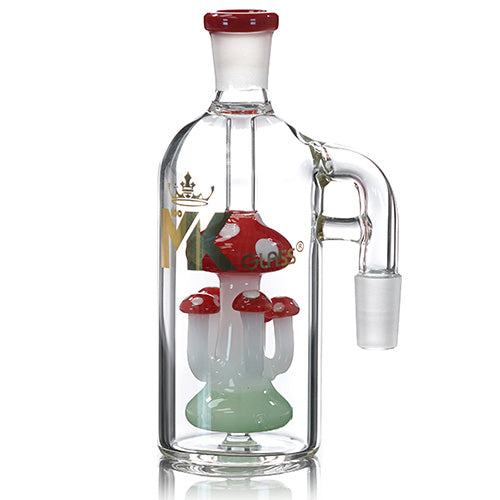 MK Glass Ash Catcher Mushroom 6289 14mm Red