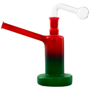O.B. Water Pipe 8186 6.5" Red/Green