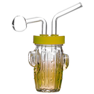 [AM026631] O.B. Water Pipe Cactus 2103a 7.5" Yellow