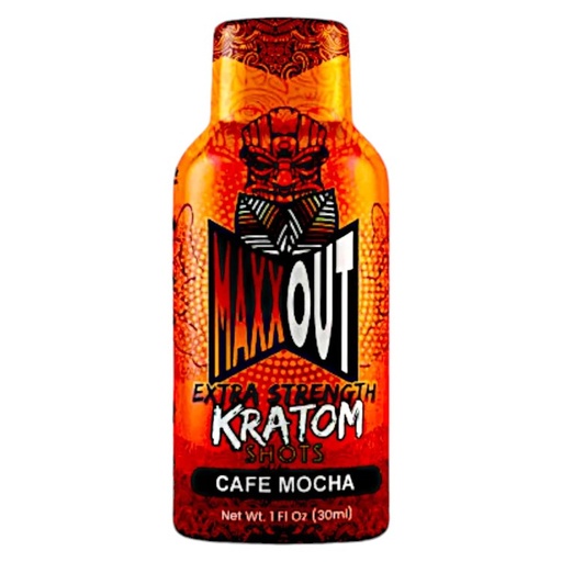 [AM026887] MAXXOUT Extracts & Drinks Kratom Extract Shot 30ml - 330mg MIT Cafe Mocha