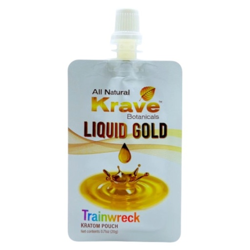 [AM026899] Krave Extracts & Drinks Liquid Gold Pouch Trainwreck