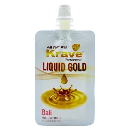 [AM026902] Krave Extracts & Drinks Liquid Gold Pouch Bali