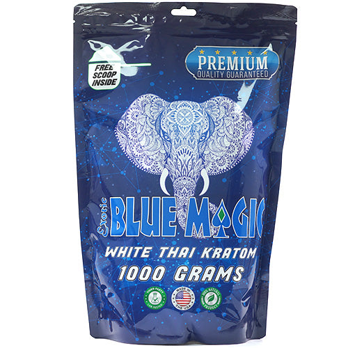 [AM026938] Blue Magic Powders Kratom 1000gr White Thai