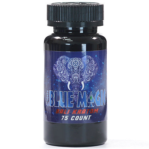 [AM026957] Blue Magic Tablets & Caplets Kratom 75ct Bali