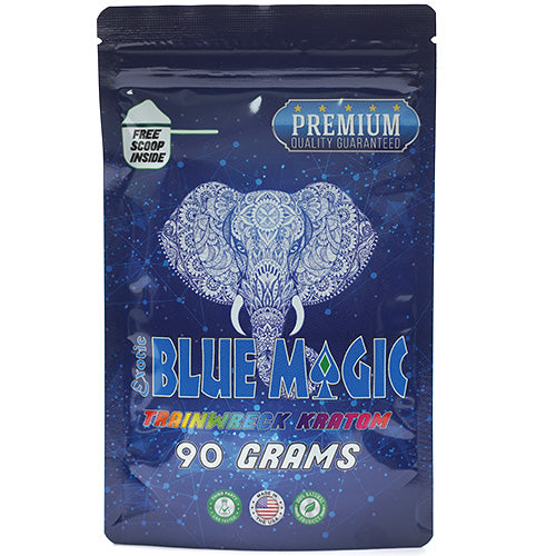[AM026966] Blue Magic Powders Kratom 90gr Trainwreck