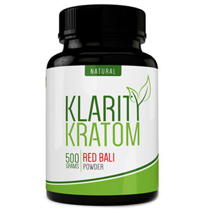 [AM027389] Klarity Kratom Tablets & Caplets Kratom 500ct Red Bali