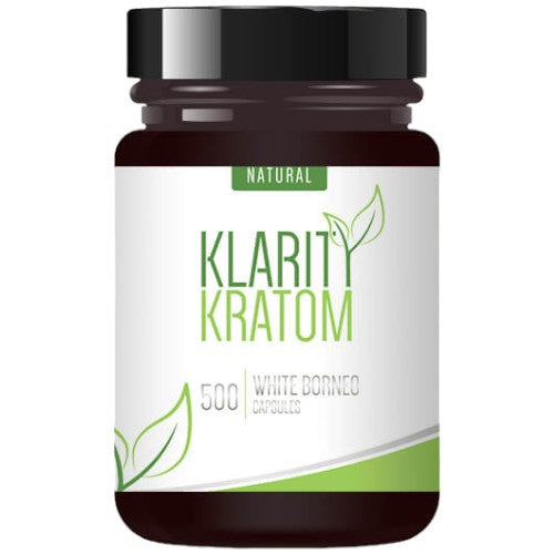 [AM027415] Klarity Kratom Tablets & Caplets Kratom 500ct White Borneo