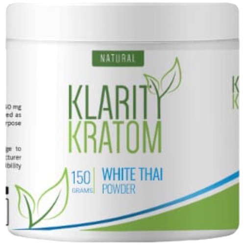 [AM027418] Klarity Kratom Powders Kratom 150gr White Thai
