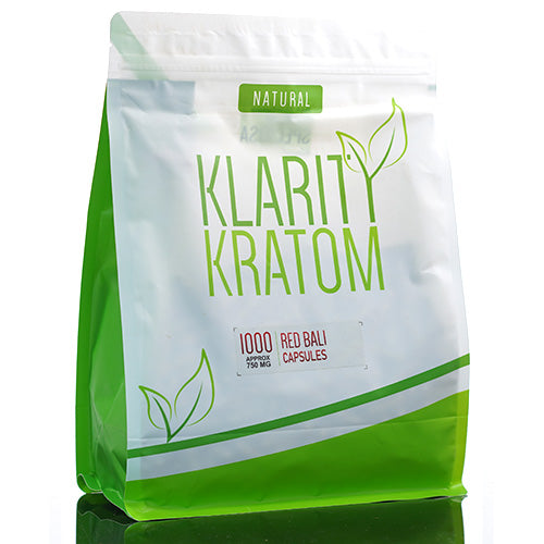 [AM027435] Klarity Kratom Tablets & Caplets Kratom 1000ct Red Bali