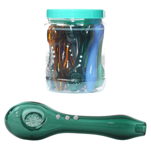 [AM030523] Unbranded Hand Pipe Color Tube Screen (1597) Glass 4.5"