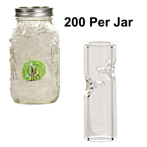 [AM030590] Unbranded Tips Clear (3036) Glass 3.0"