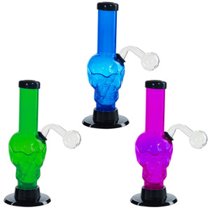 [AM031030] Unbranded Plastic Skull (#3) 3 per pack (5503)  6.5"