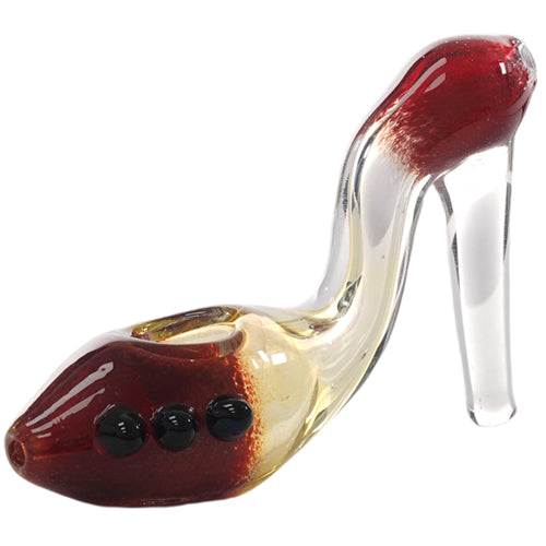 [AM031371] Unbranded Hand Pipe High hill 1835 (4688) Glass 4.5" Clear
