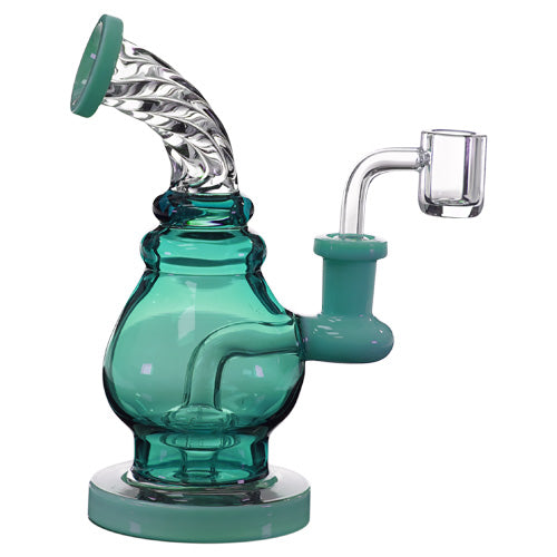 [AM031888] Unbranded Glass Laptern (5526) 6.0" Teal