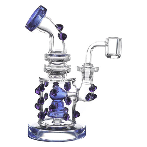 [AM031895] Unbranded Glass Multimarbel (5527) 6.0" Milky Blue