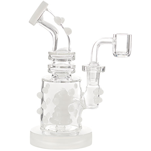[AM031896] Unbranded Glass Multimarbel (5527) 6.0" White