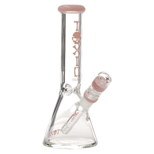 [AM031969] Toxic Glass Classic Beaker (6137) 10.0" Smile Pink