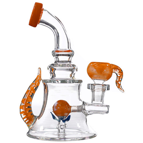 [AM032131] Unbranded Glass Bowl (6668) 6.0" Orange