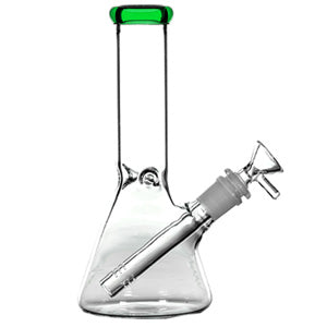 [AM032153] Unbranded Glass Beacker (6691) 8.0" Green