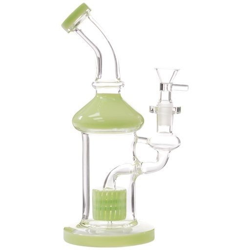 [AM032164] Unbranded Glass Fancy (7028) 8.5" Green