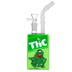 [AM032167] Unbranded Glass Juice Box (7031) 7.0" THC Hitman Glass