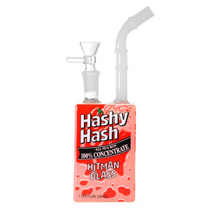 [AM032168] Unbranded Glass Juice Box (7031) 7.0" Hashy Hash