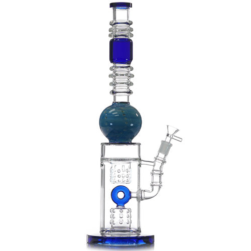 [AM032382] Unbranded Glass Shower Ball (8110) 17.5" Blue