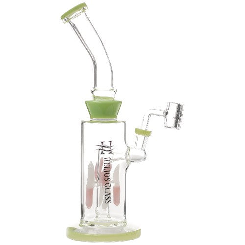[AM032659] Helios Glass Glass With 4mm Banger (8826) 12.0" Green