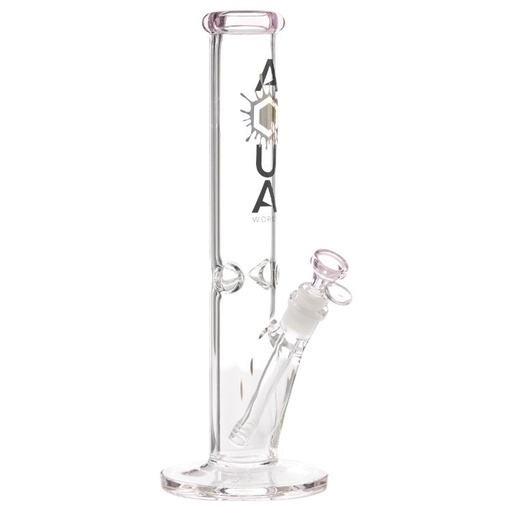 [AM032741] Aqua Glass 50 x 5 Straight Tube (8910) 14.0" Pink