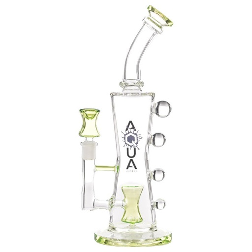 [AM032746] Aqua Glass Stemless 14G Hour (8911) 13.0" Green